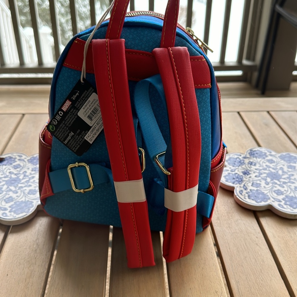 LOUNGEFLY MARVEL Ms. Marvel Cosplay Mini Backpack - Picture 14 of 16